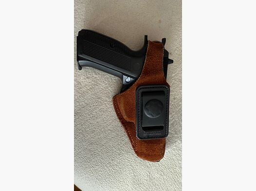 Lederholster Bianchi International, IWB, für CZ75, M75, Tanfoglio u.ä. 