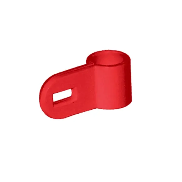 Rote Kunststoff-Anhänger-Ring Durchmesser 8,5 MM für Pfeifente