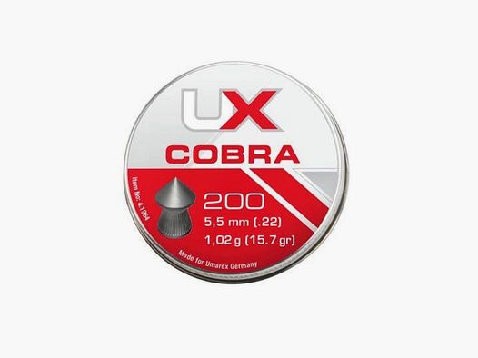 Umarex Pointed Diabolo Cobra 5.5mm 200 pcs.