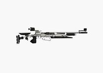Feinwerkbau 900 Alu Auflage m. Griffleiste Silber rechts Griff Gr. L Luftgewehr Match