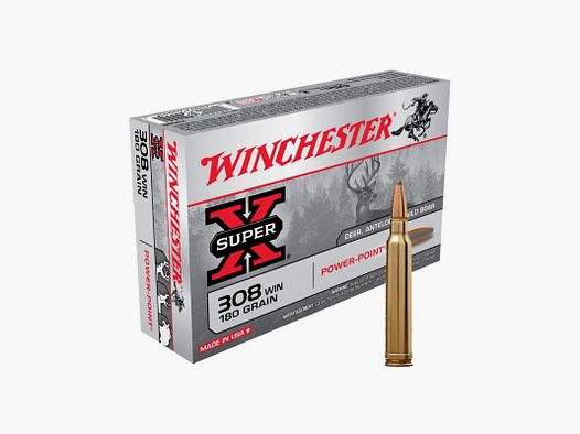 Bala Winchester Super X Power Point 308 Win 180gr