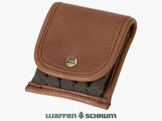 AKAH Patronenetui Elchleder 5 Kugelpatronen