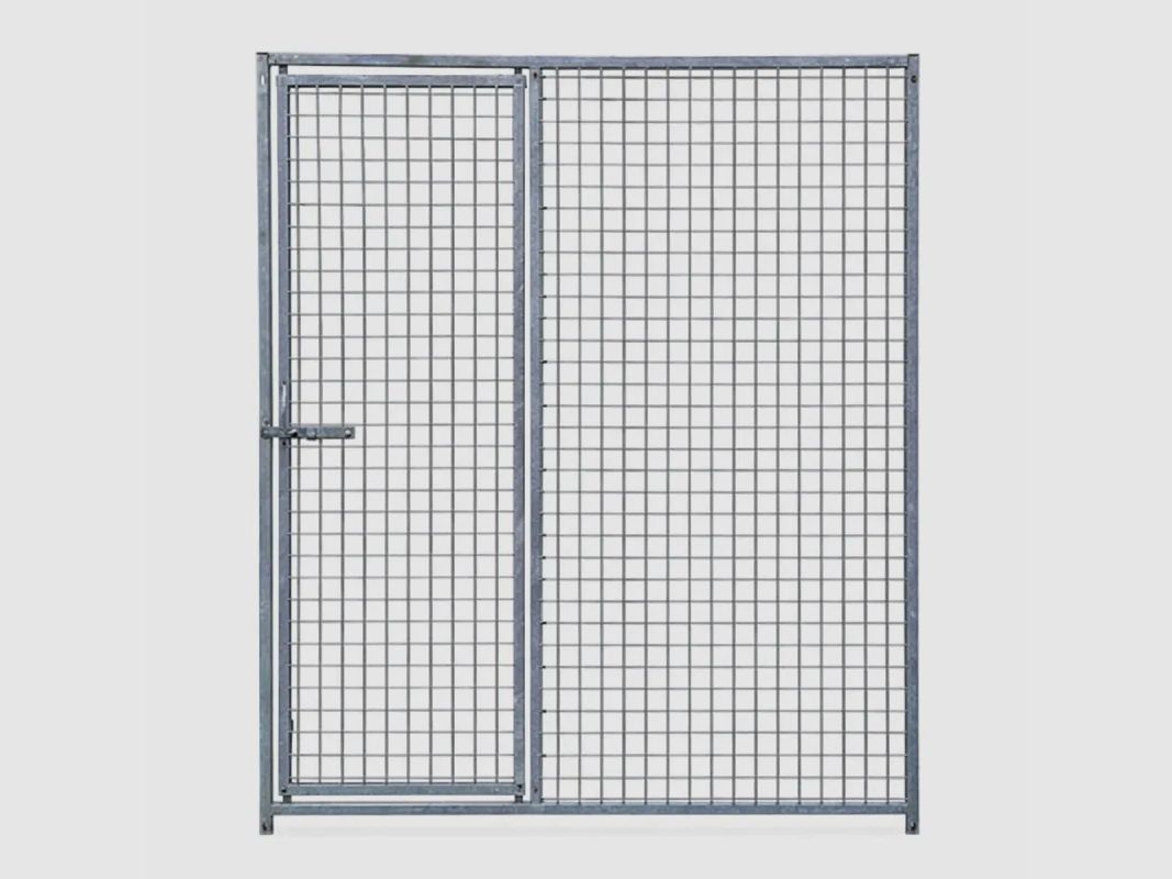 Hundezwinger mit quadratischem Gitter und Paneelen 1,50 m und 2 m, Bild 6 von 12