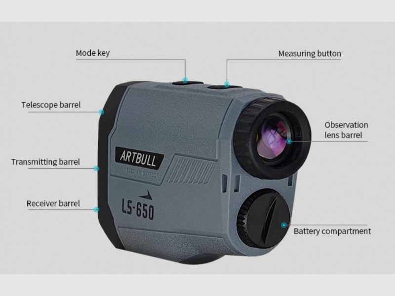 Laser-Entfernungsmesser für die Jagd, Ziel, Golf