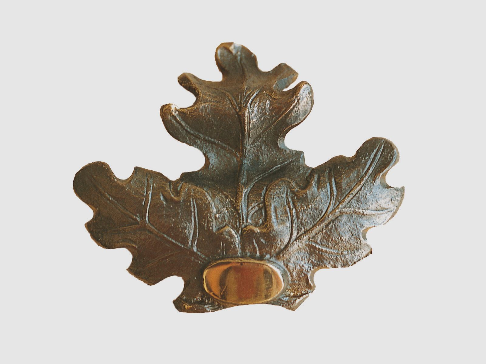 Eichenblatt-Verzierung Bronze