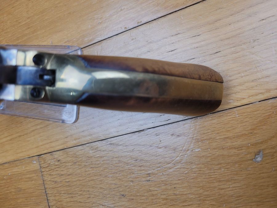 Schöner Colt Revolver mit Schwarzpulver – Modell 1862 Police – Herstellung Uberti – 5 Schuss – Kaliber 36 – gute Verarbeitung aus den 80er Jahren – sehr guter Zustand, Bild 12 von 15