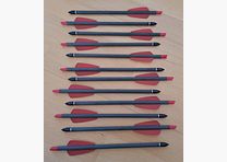 12x Cobra Adder 7,5 pulgadas flechas de carbono