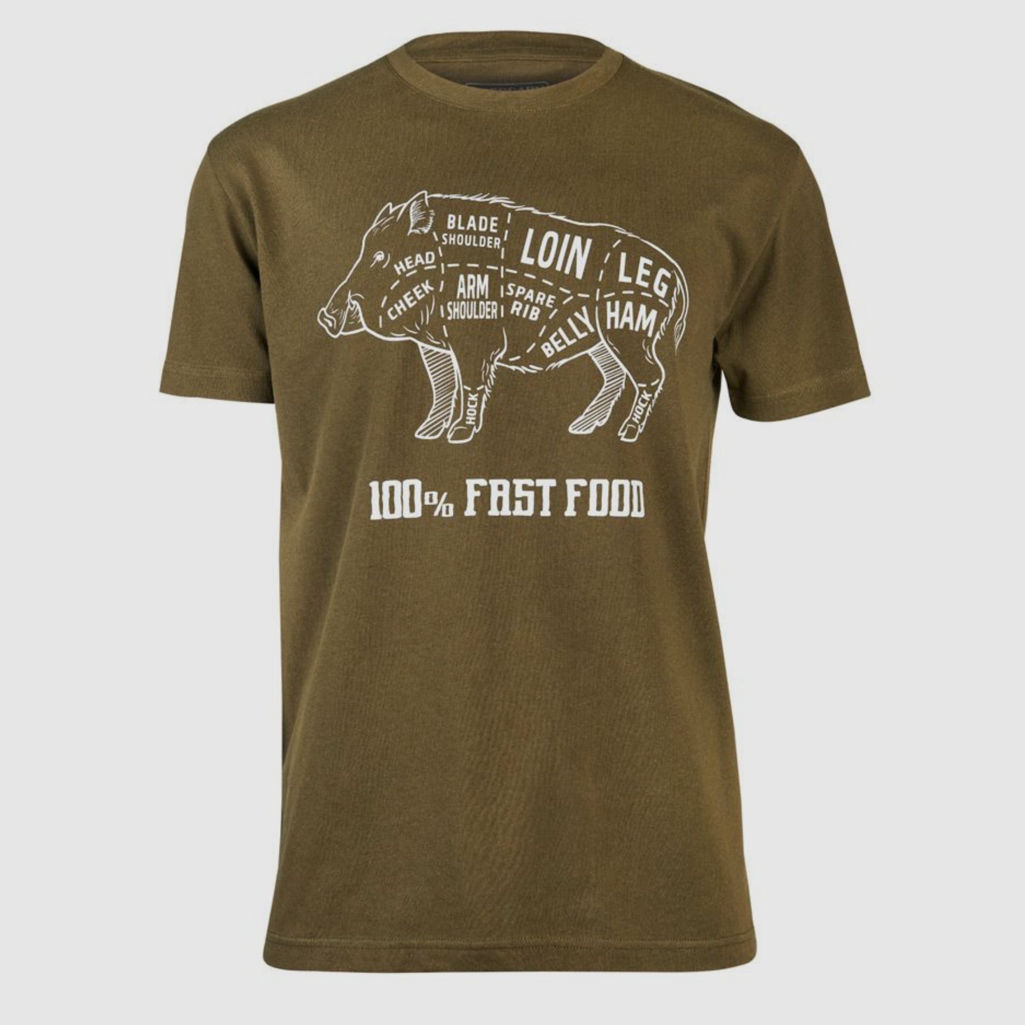 Bergara T-Shirt Wild Boar - Khaki - XL