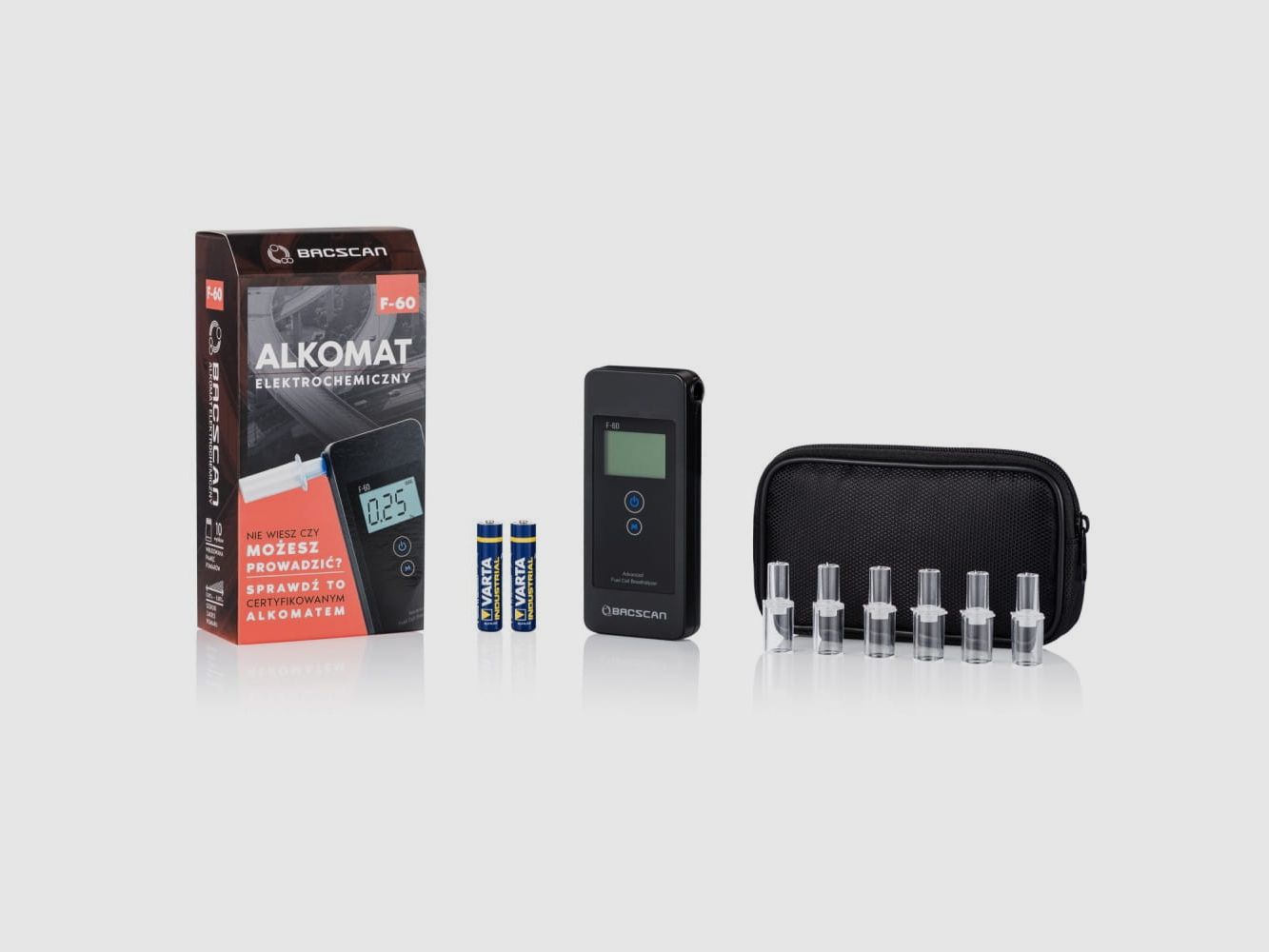 BACscan F-60 alcoholímetro electroquímico, imagen 3 de 3