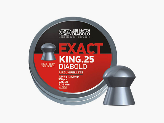 JSB Exact King 6.35 mm / .25 (350stuks)
