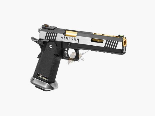 WE Hi-Capa 6 Force A Gold Barrel Full Metal GBB -F-