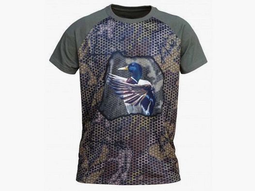 T-Shirt Forest Print 3D Ente