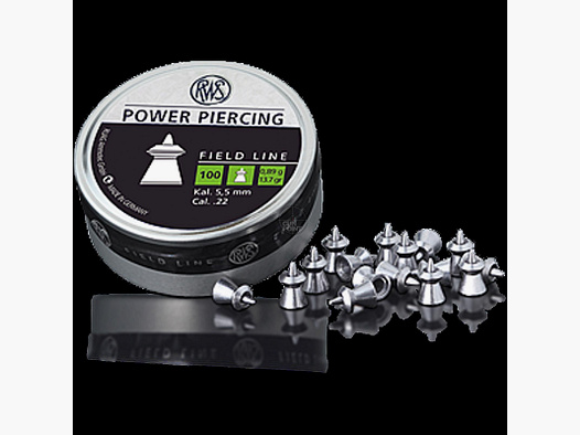 RWS Diabolos Power Piercing - Kal. 5,5 mm - 0,89g - 100 stuks.
