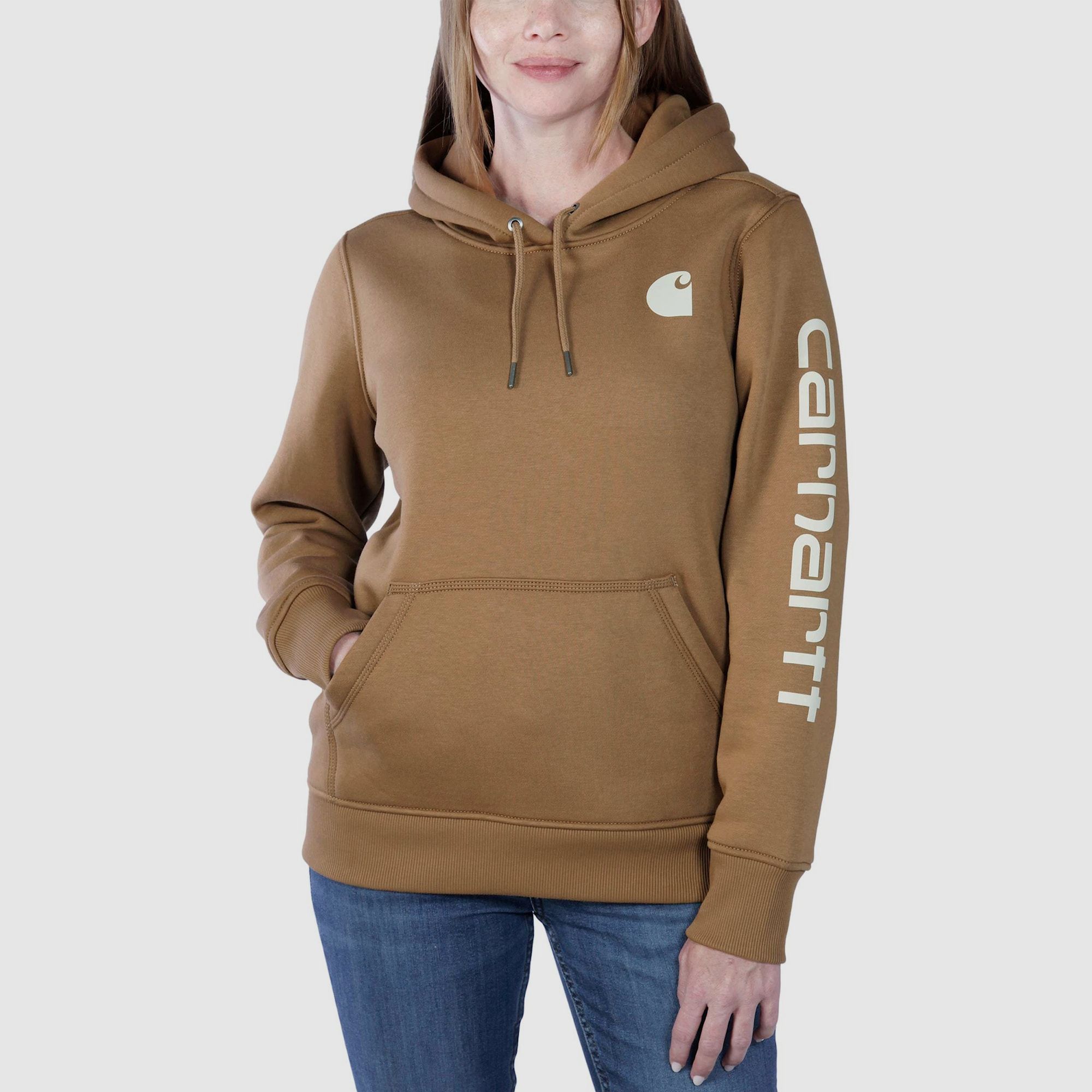 Carhartt Clarksburg Hoodie Women Carhartt® Brown L
