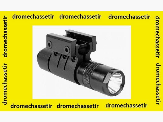 Lampe a led 90 lumens avec montage rail 21 mm et cordon switch