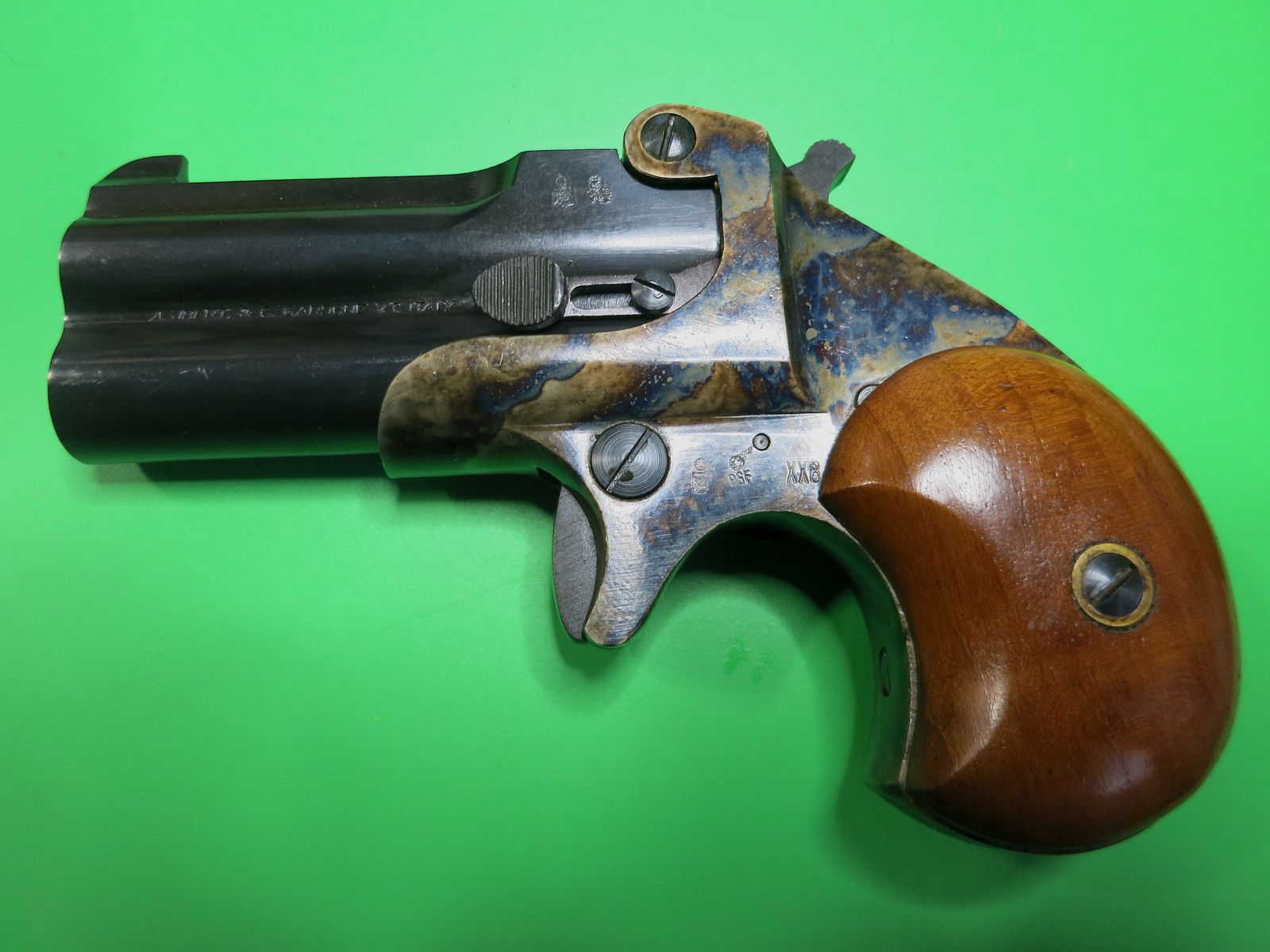 Uberti Derringer "The Maverick" in kaliber 45 Colt voor vangschot + valjacht #52