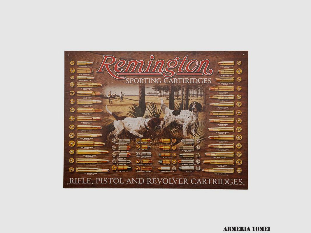 METAL PLATE REMINGTON CARTRIDGES