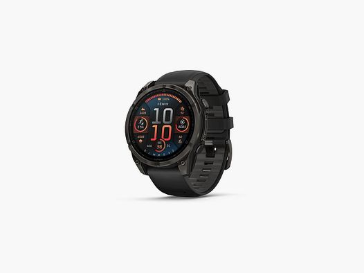 GARMIN UHR FENIX 8 47MM AMOLED SAPPHIRE SCHWARZ