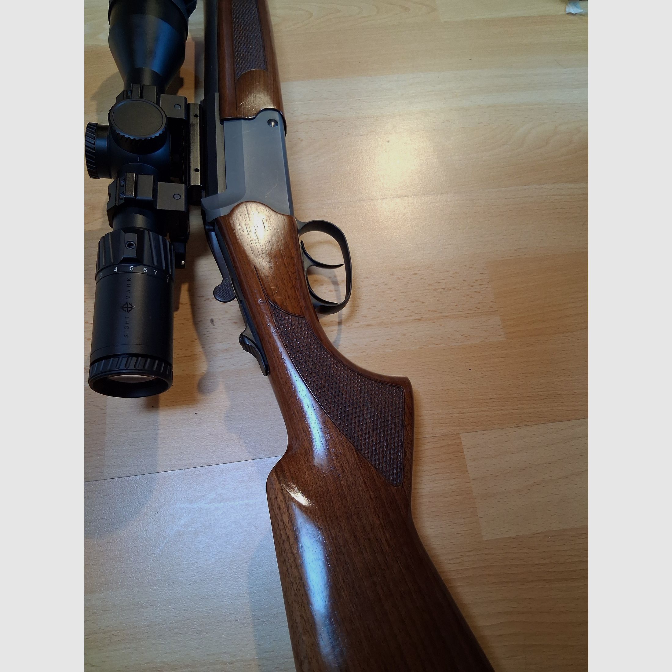 Bockbüchsflinte BBF Haenel Jaeger  8.10 mit Handspannung