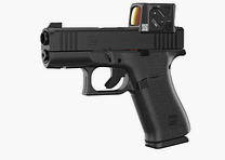 Glock – Pistole / 43X / MOS 08 FS / mit AIMPOINT COA / 9mm
