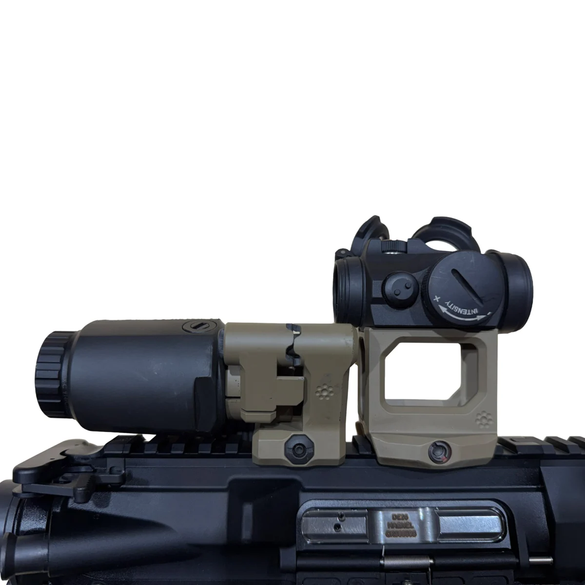QD ARISAKA Magnifier Mount – 2.26″ – Eotech – left – Flip To Center, image 16 of 17