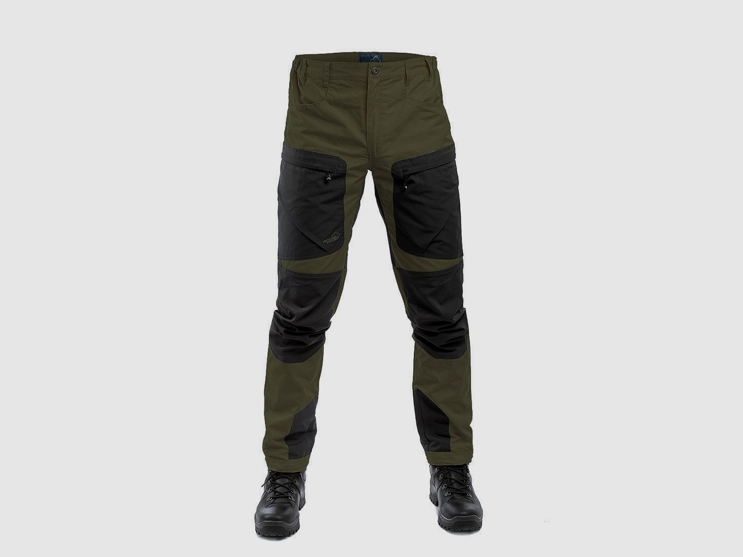 Arrak Outdoor Active Stretch Hose Herren Kurz Olivgrün - 54S