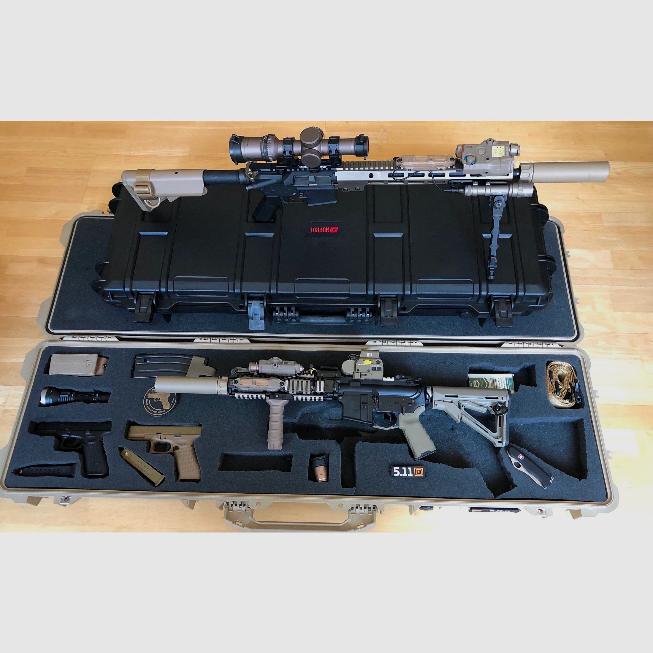 Tokyo Marui MK 18gbb und MK16 URGI AEG, Glock 19X
