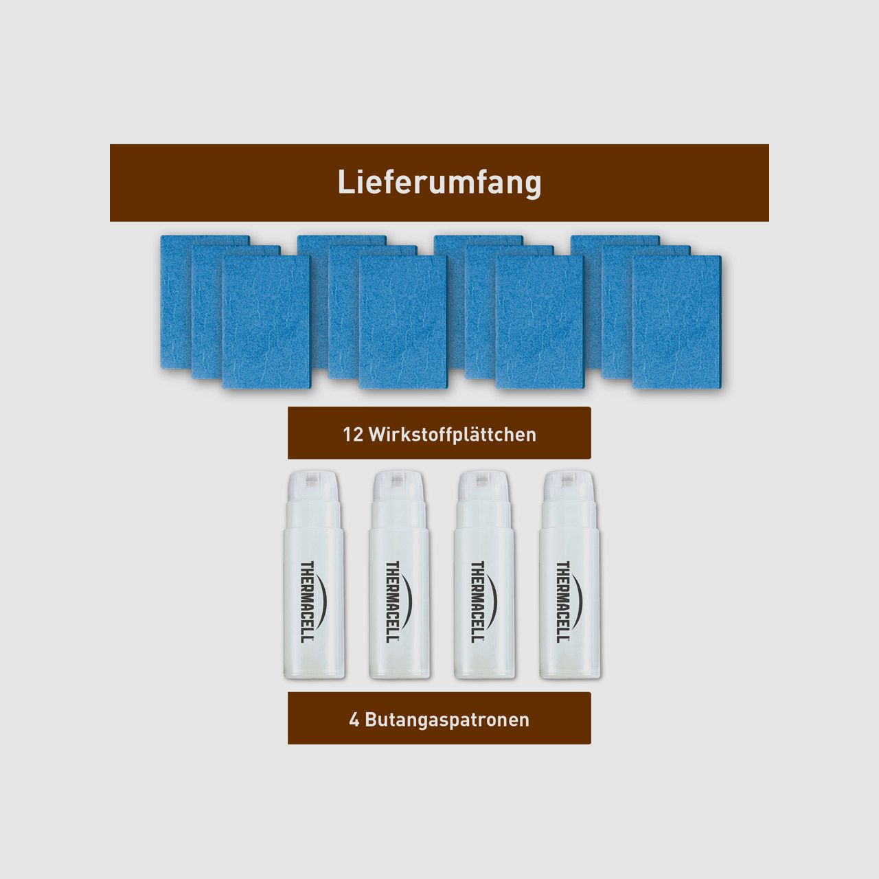 MĂĽckenabwehr 48 Stunden NachfĂĽllpack Jagd Thermacell E-4 Earth Scent wirksamer MĂĽckenschutz 20 qm Schutzzone