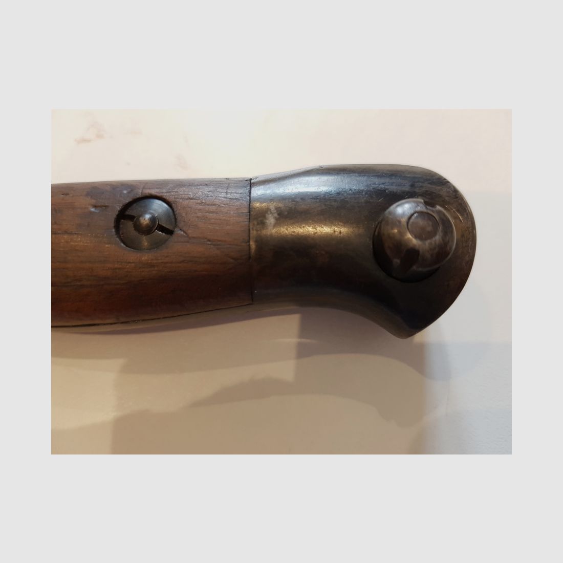 Rarissime britische Bajonett 1907 Quillon mit Scheide 1. Typ – Chapman – Royal Inniskilling – Bajonett 1907 Quillon JAC MkI, Bild 8 von 26