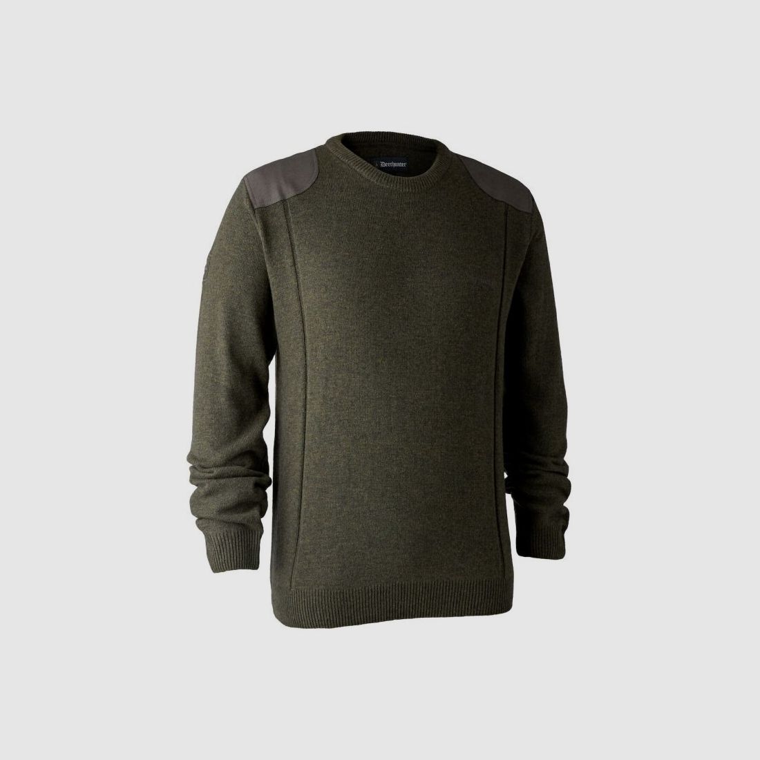 Deerhunter Herren Pullover Sheffield Knit Grün Melange S
