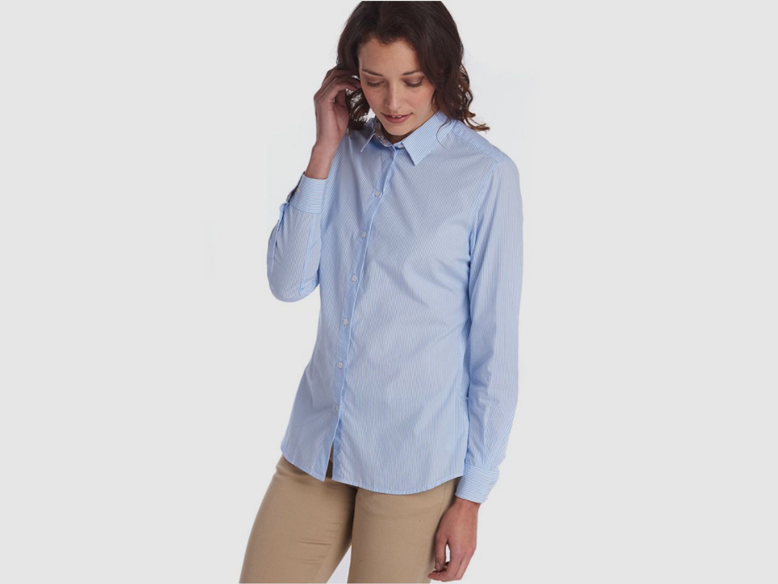 BARBOUR Dorset Shirt Blue White