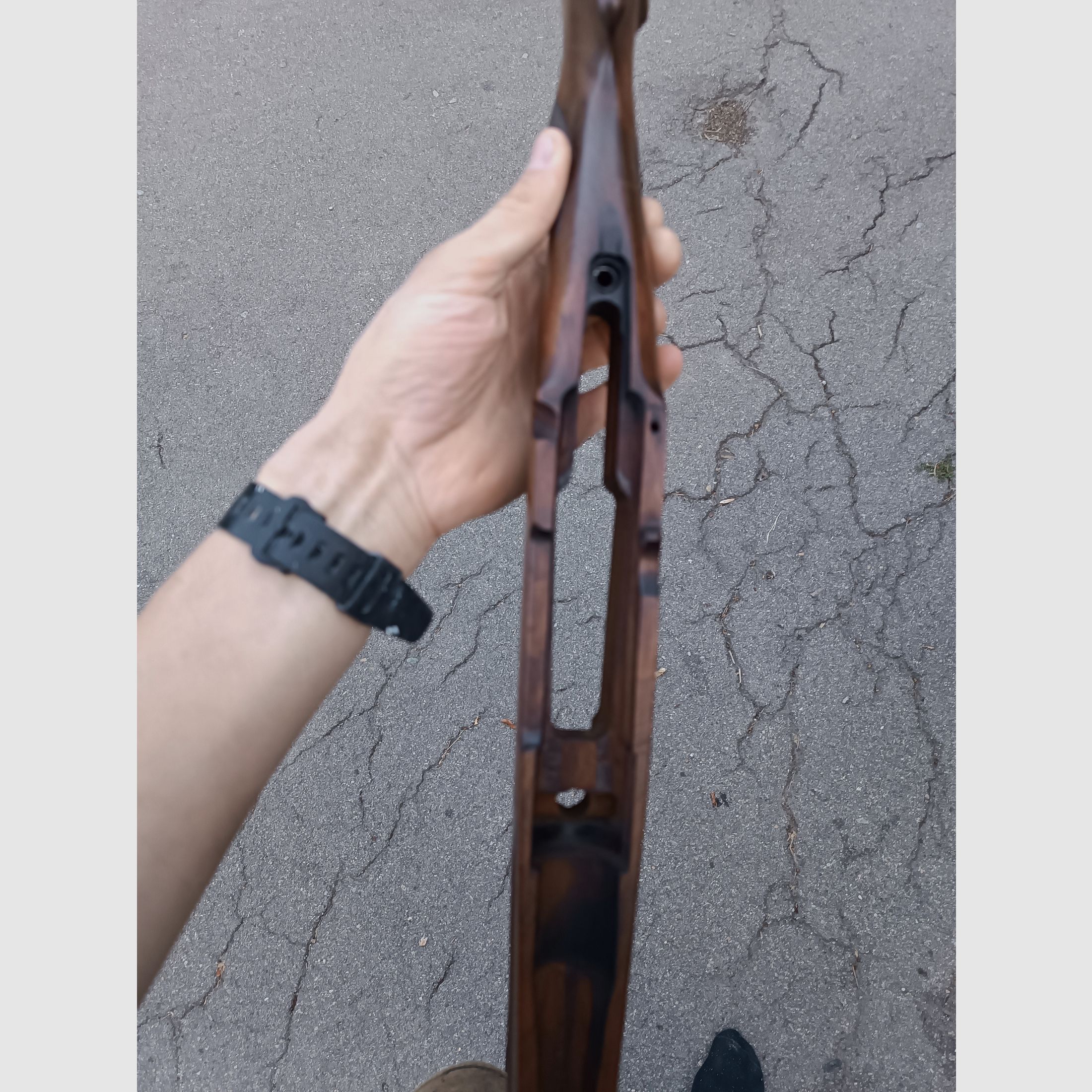 Culata de rifle nogal, recorte para la mejilla, culata KICK-EEZ, imagen 2 de 5