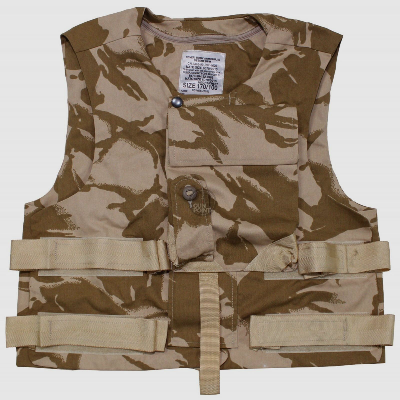 Brit. Cover-Combat-Weste,DPM desert, neuw.