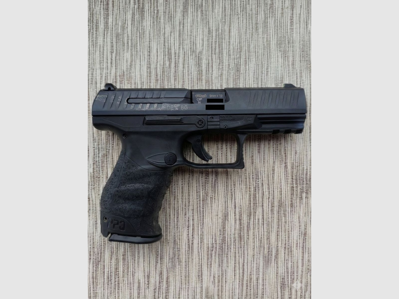 Walther PPQ M2 9x19 FCE****, top Zustand, 500+ Munition + volles Zubehör-Paket!