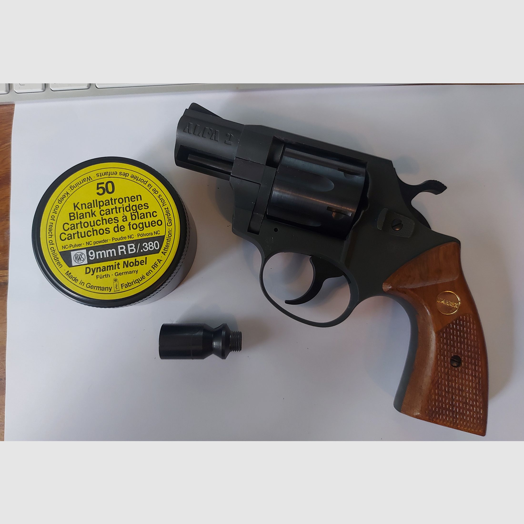 ALFA 2 Revólver Umarex 9mm PTB 593 RARO / RARO / COLECCIONISTA