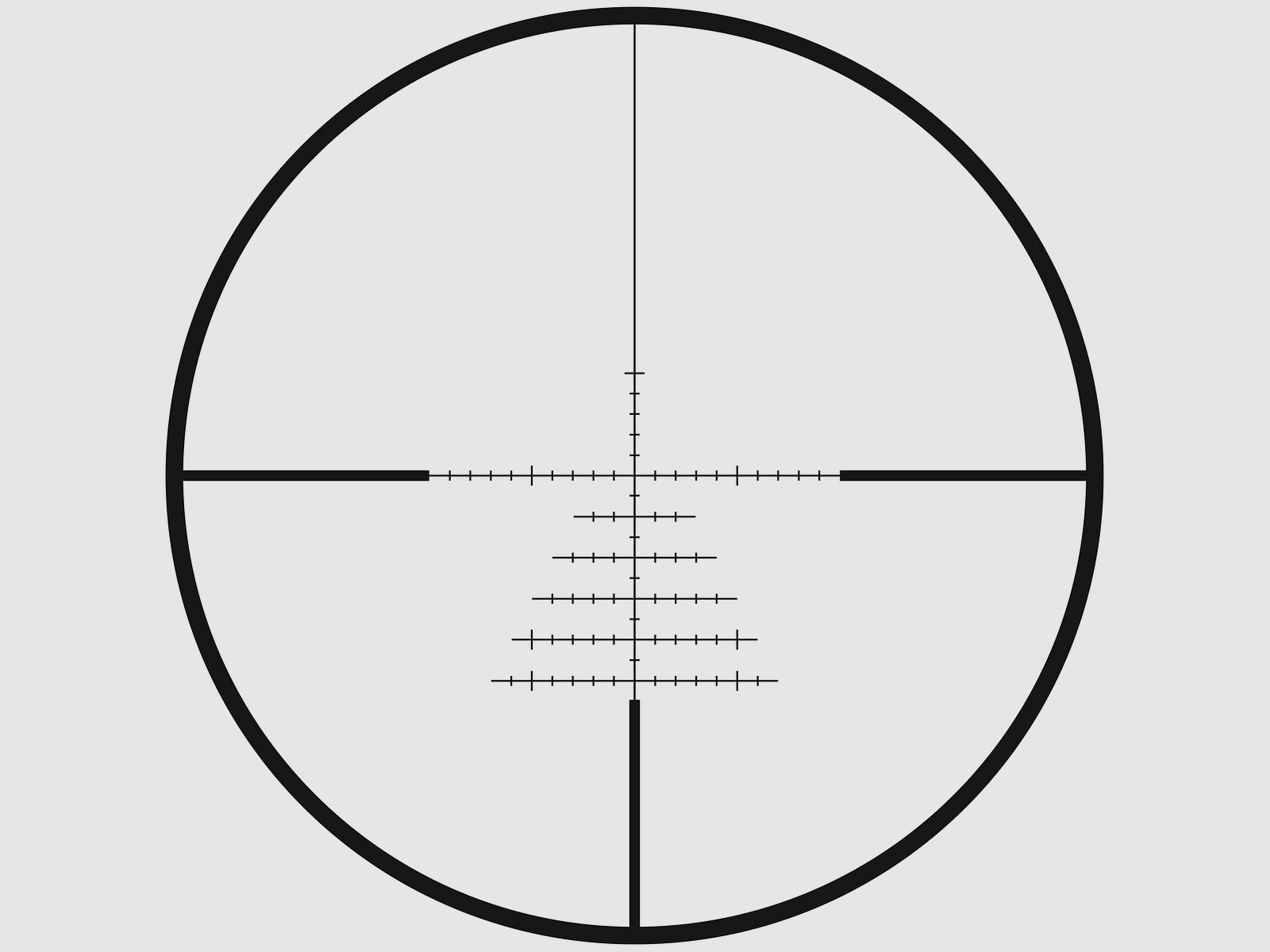 Conquest V6 3–18x50 ZBR - -2 (92) Ballistic Turret