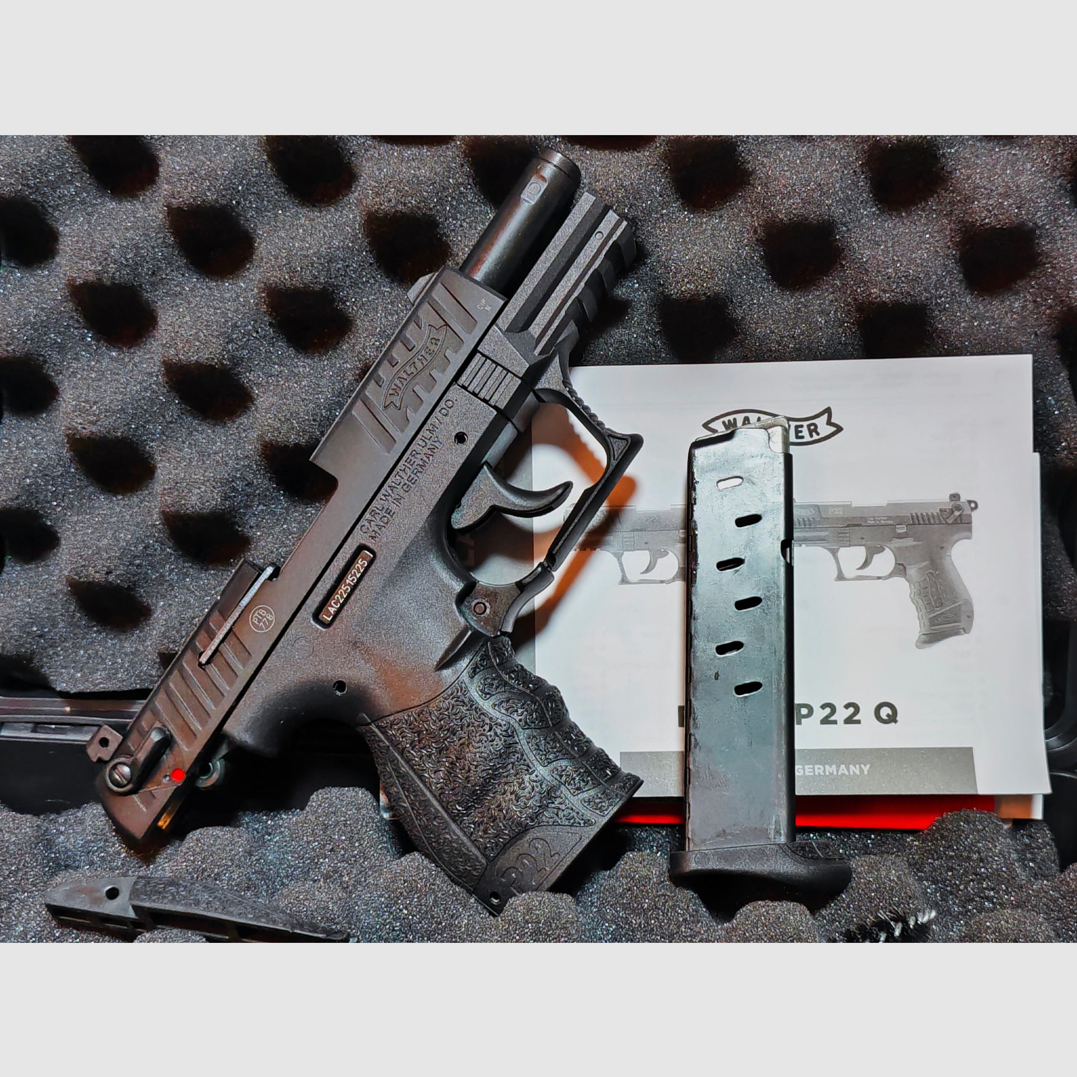Umarex Walther P22Q + Schreckschussmunition