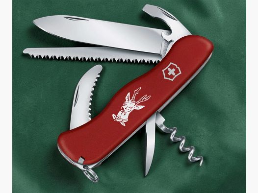 Victorinox Oryginalny Szwajcarski Nóż Hunter czerwony