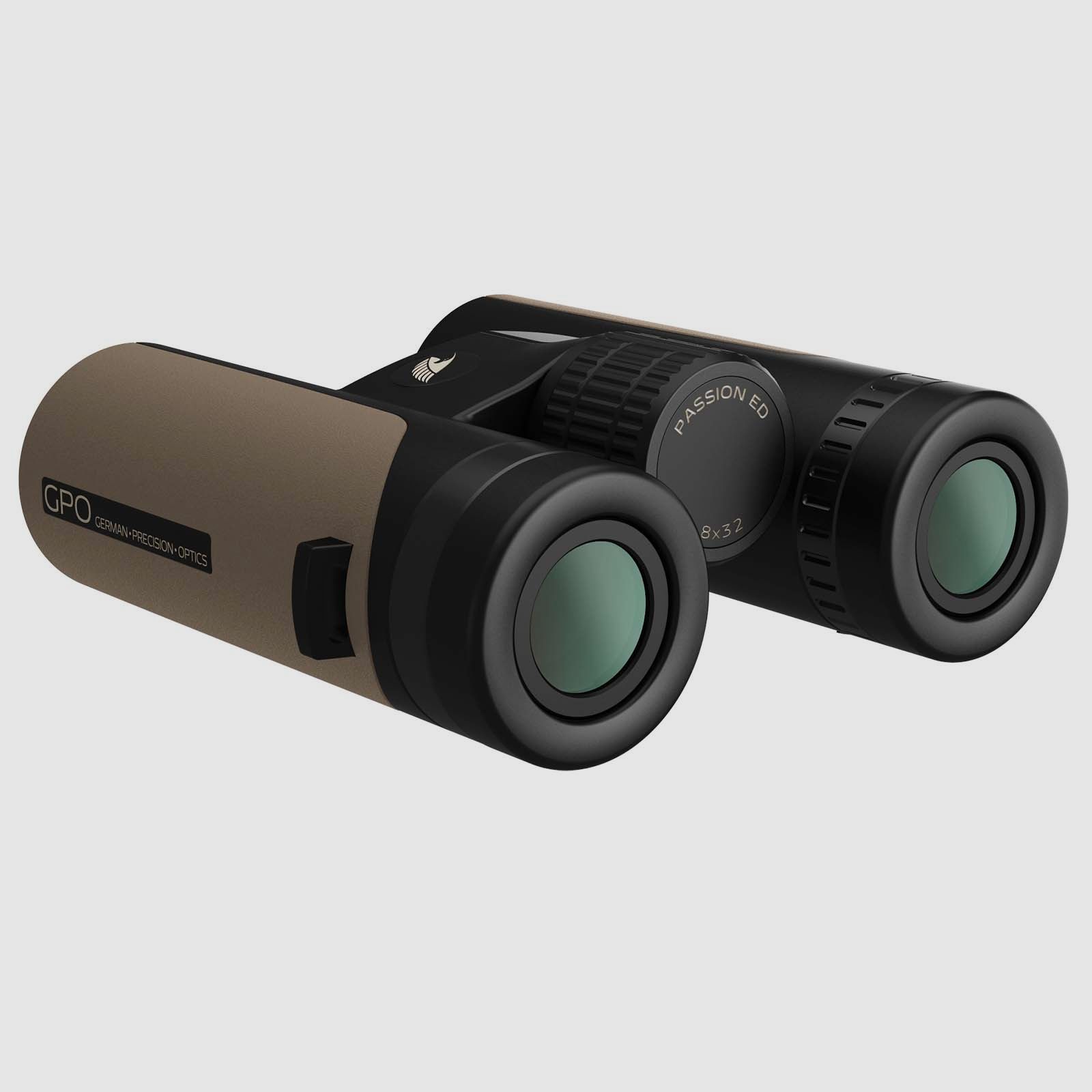 GPO B302 Binocolo Passion ED 8x32 Sabbia con accessori Osservazione degli uccelli Osservazione della natura