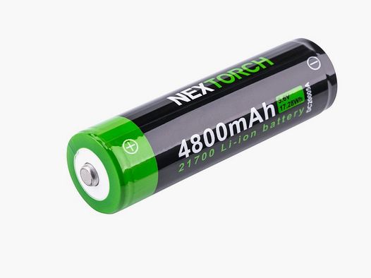 NEXTORCH DC20045B 21700 Batterie USB-C – 3,6 V 4.800 mAh pour TA30MAX & TA30CMAX