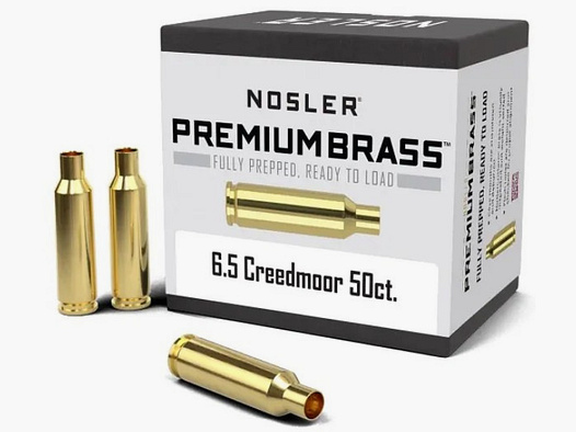 6,5 Creedmoor Nosler Hülsen 50 Stück