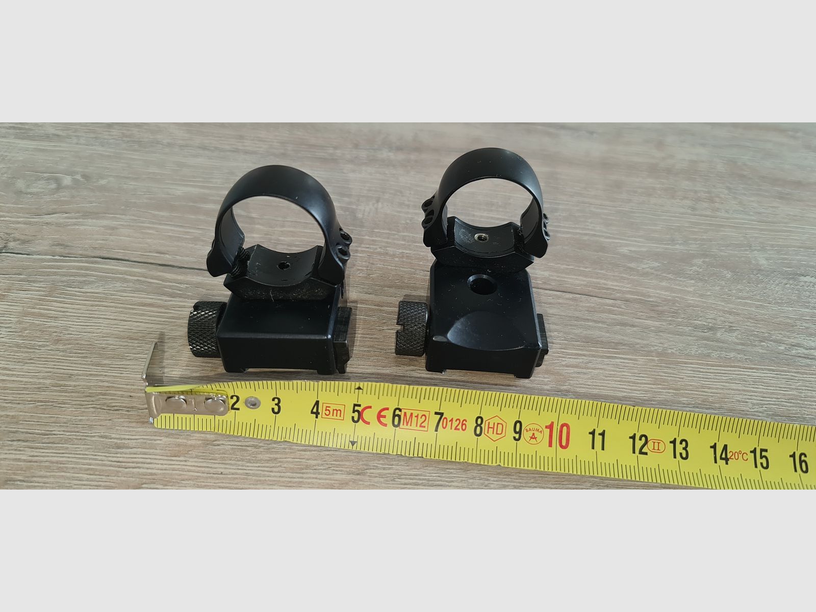 Montaje Recknagel para cola de milano de 19,5 mm incluyendo anillos de 25,4 mm