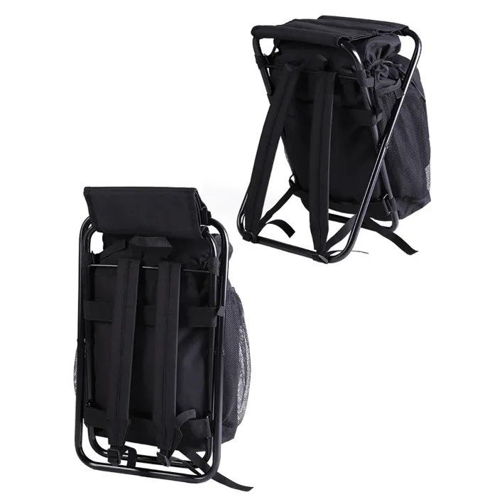 Ansitzrucksack mit Hocker, Schwarz, Bild 2 von 2