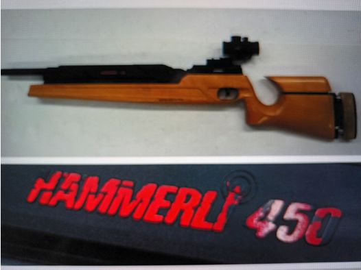 HÄMMERLI 450 __ MATCH Luftgewehr __ VOLLE SCHUSSBEREITSCHAFT __ Kal.4,5mm