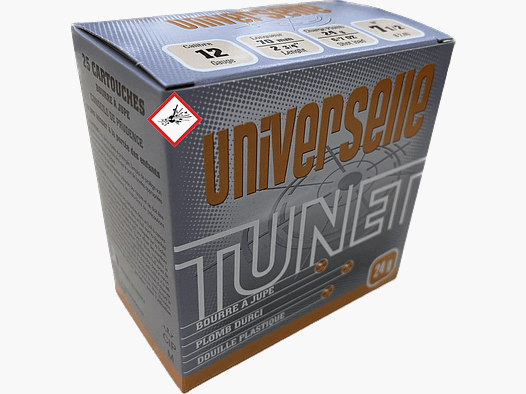 Tunet Schrotpatrone Universelle Trap 12/70 24g 2,4 mm