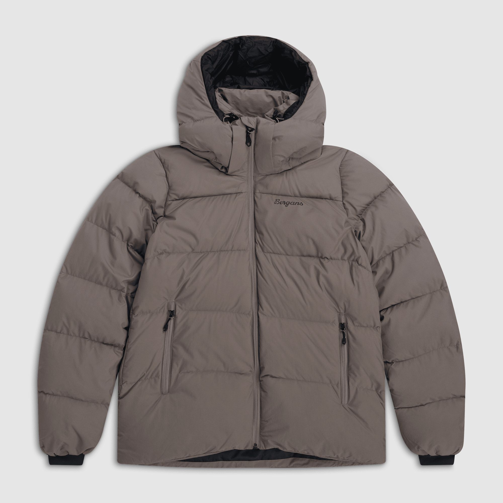 Bergans Lava Warm Down Jacket w/Hood Women Rock Taupe XS