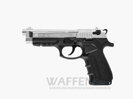 Zoraki 918 schreckschuss pistool 9mm chroom