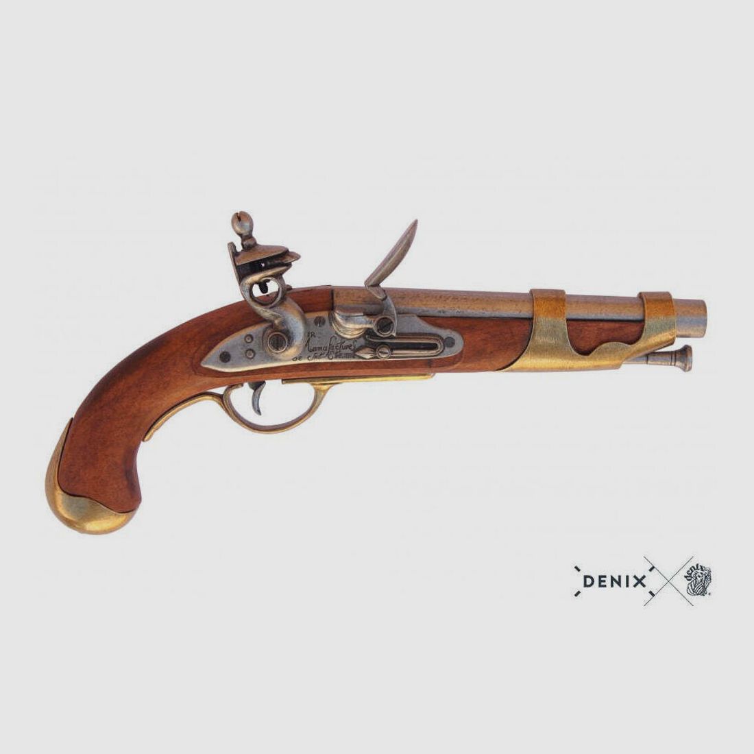 Dekorative Denix-Replik eines französischen Kavalleriepistole AN IX, Bild 1 von 3