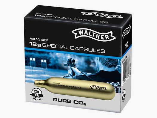 Walther Co2 capsules 12g 10 pieces for Co2 weapons