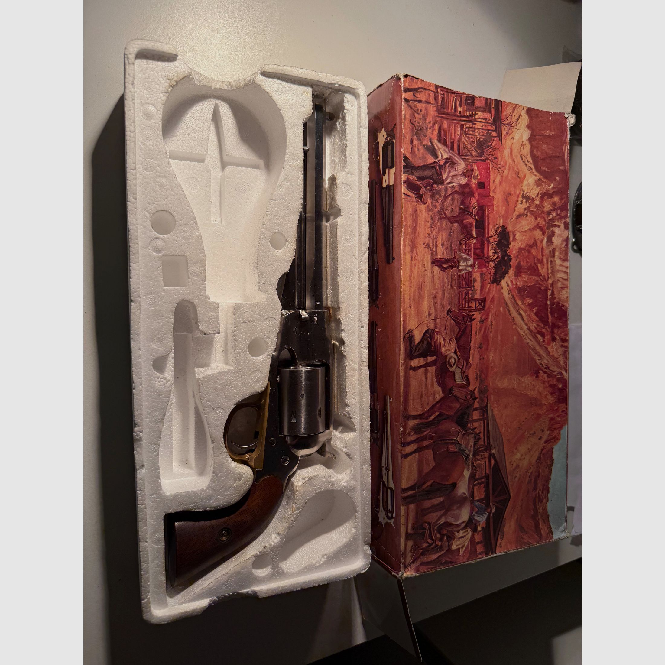 Western Remington New Army 9mm Knall Edelstahl